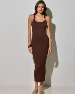 Dresses*Mooloola Danae Maxi Dress Espresso