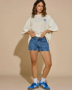 Bottoms*Thrills Daria Shorts Stoned Blues