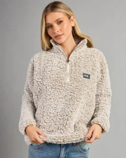 Jumpers & Hoodies*Rip Curl Dark N Stormy Sweatshirt Off White