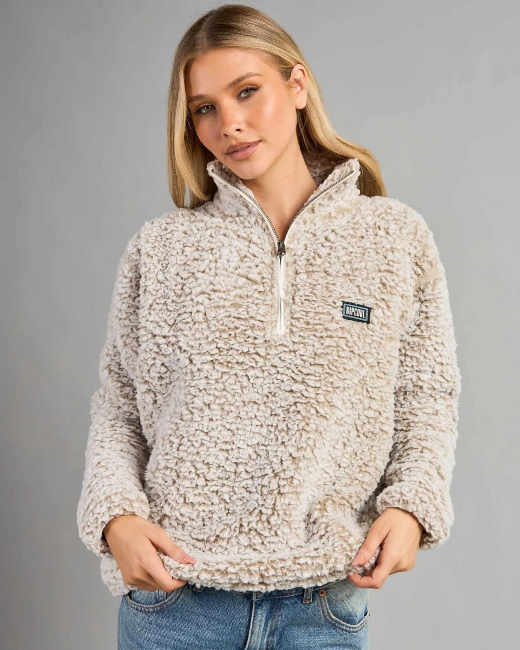 Jumpers & Hoodies*Rip Curl Dark N Stormy Sweatshirt Off White