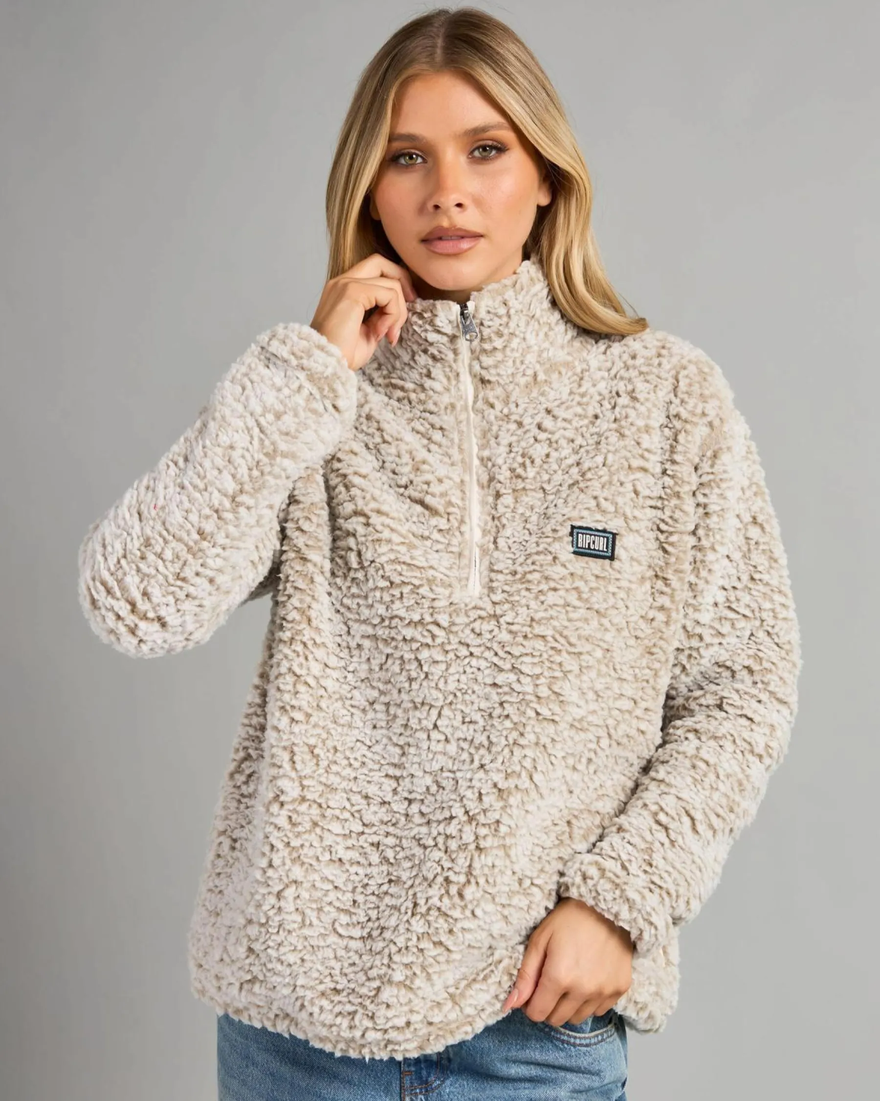 Jumpers & Hoodies*Rip Curl Dark N Stormy Sweatshirt Off White