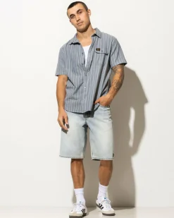 Denim|Shorts & Bottoms*RVCA Dayshift Denim Shorts Vintage Blue
