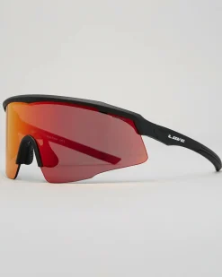 Sunglasses*Liive Dealer Sunglasses Mirror Matte Black Red