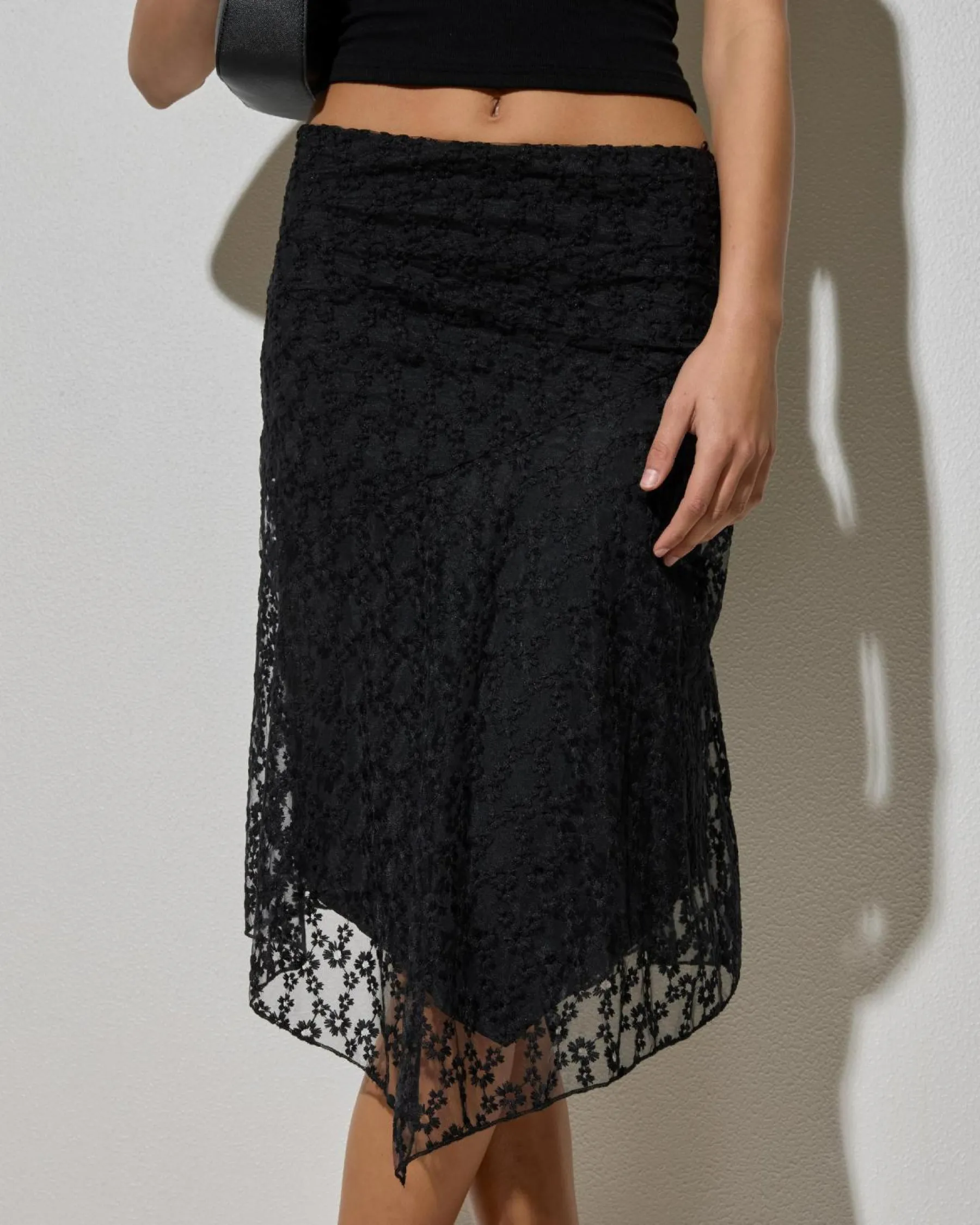Bottoms*Mooloola Deedee Midi Skirt Black