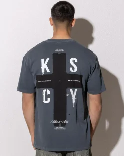 Tops & T-Shirts*Kiss Chacey Delta Box Fit T-Shirt Pigment Turbulence