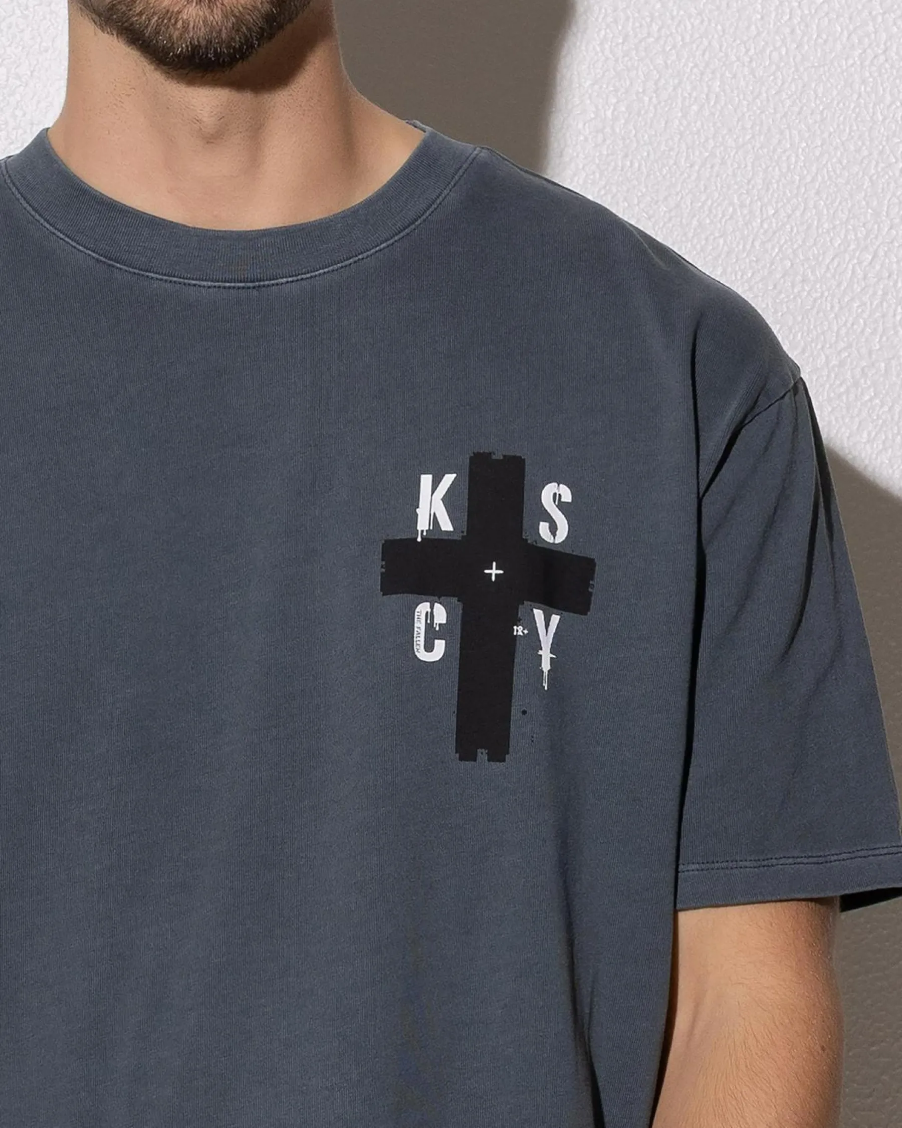 Tops & T-Shirts*Kiss Chacey Delta Box Fit T-Shirt Pigment Turbulence