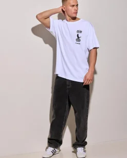 Tops & T-Shirts*Thrills Deluxe Merch Fit T-Shirt Black/white