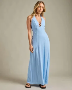 Discount Dena Hawaii Maxi Dress Women Linen Blend|Dresses