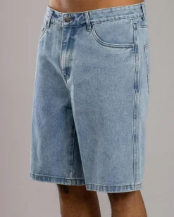 Denim|Shorts & Bottoms*S-Double Denim Standard Shorts Fade Wash