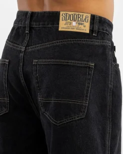 Denim|Shorts & Bottoms*S-Double Denim Standard Shorts Black Wash