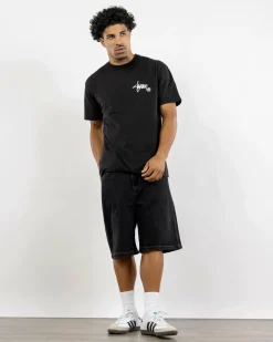 Denim|Shorts & Bottoms*S-Double Denim Standard Shorts Black Wash