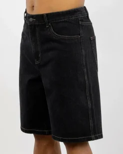 Denim|Shorts & Bottoms*S-Double Denim Standard Shorts Black Wash