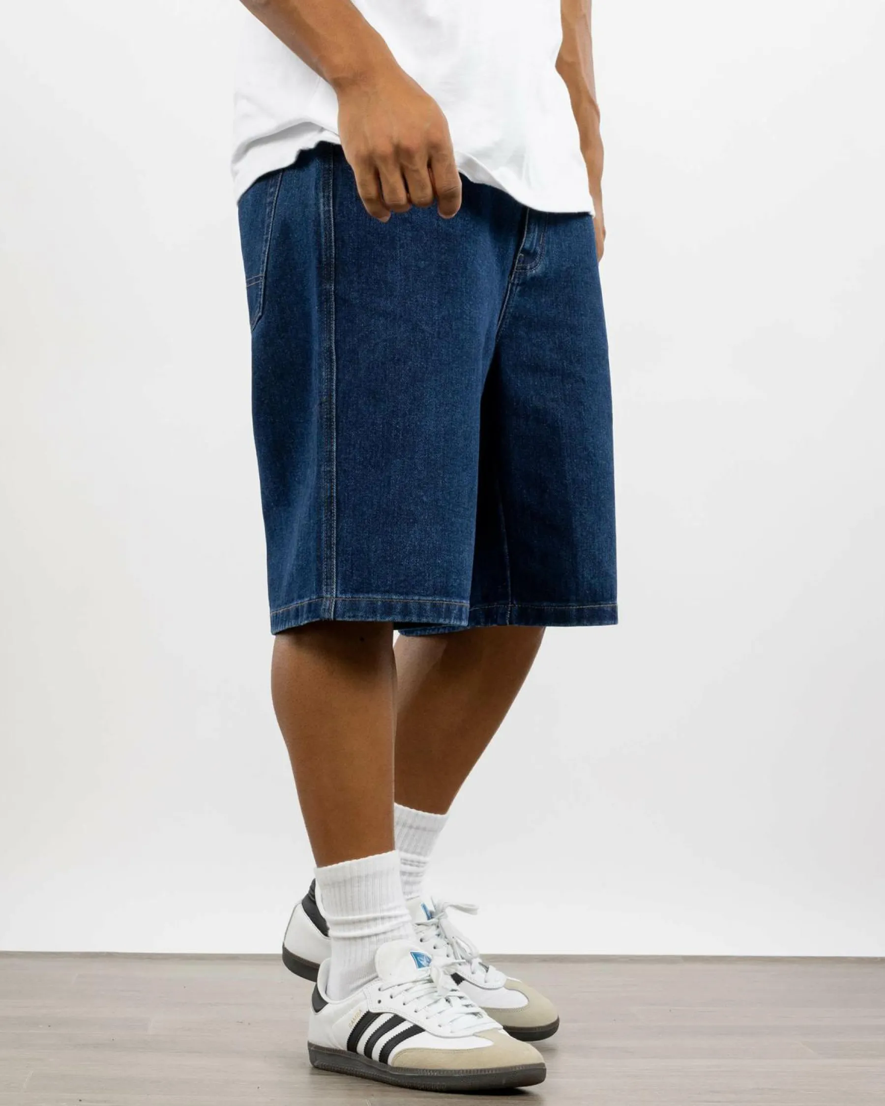 Denim|Shorts & Bottoms*S-Double Denim Standard Shorts One Wash