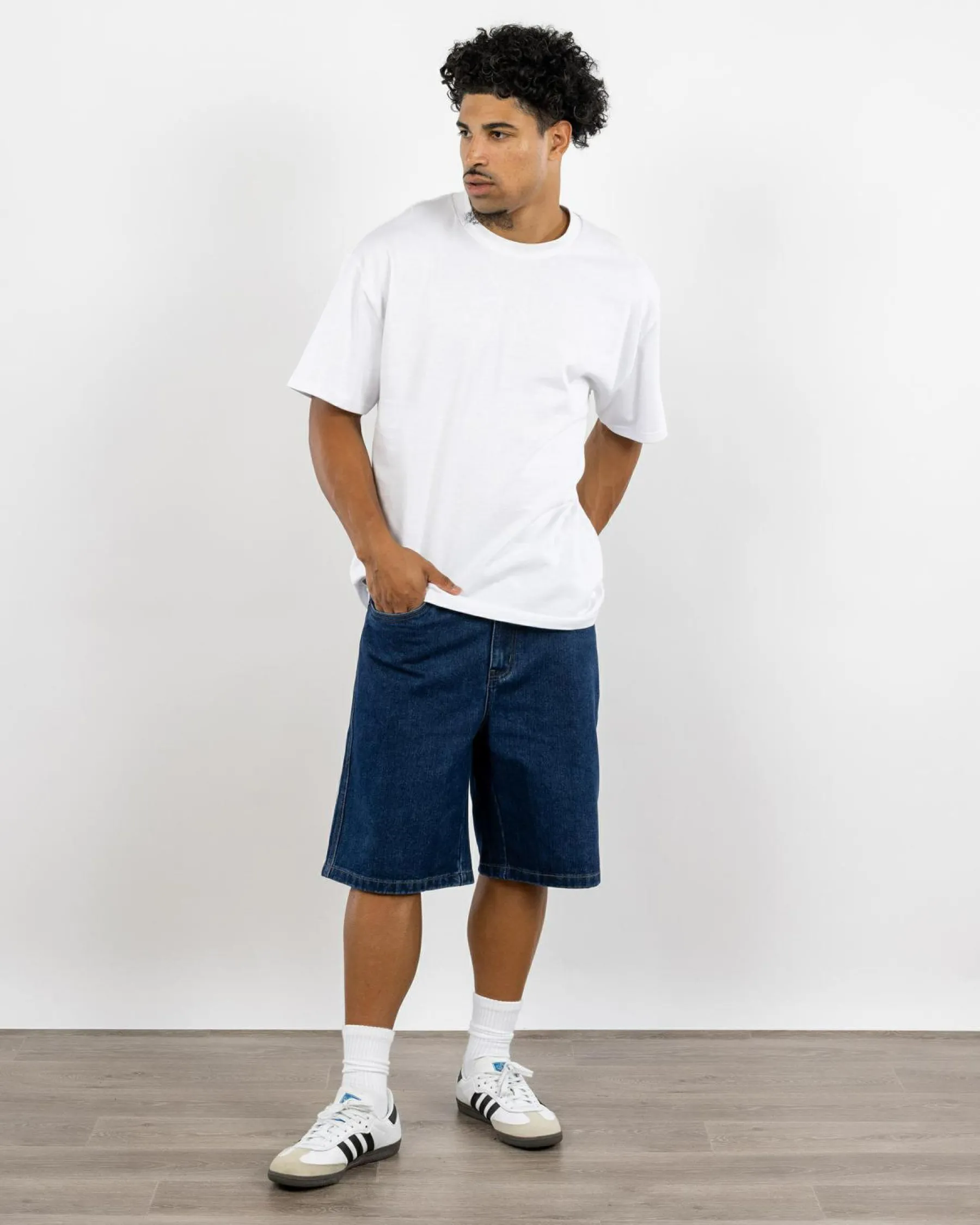 Denim|Shorts & Bottoms*S-Double Denim Standard Shorts One Wash