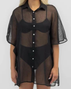 Beach Covers & Overswim*Kaiami Denver Beach Cover Black