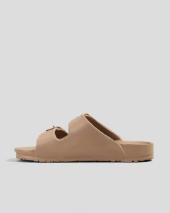Slides*Ava And Ever Denver Slide Sandals Mocha