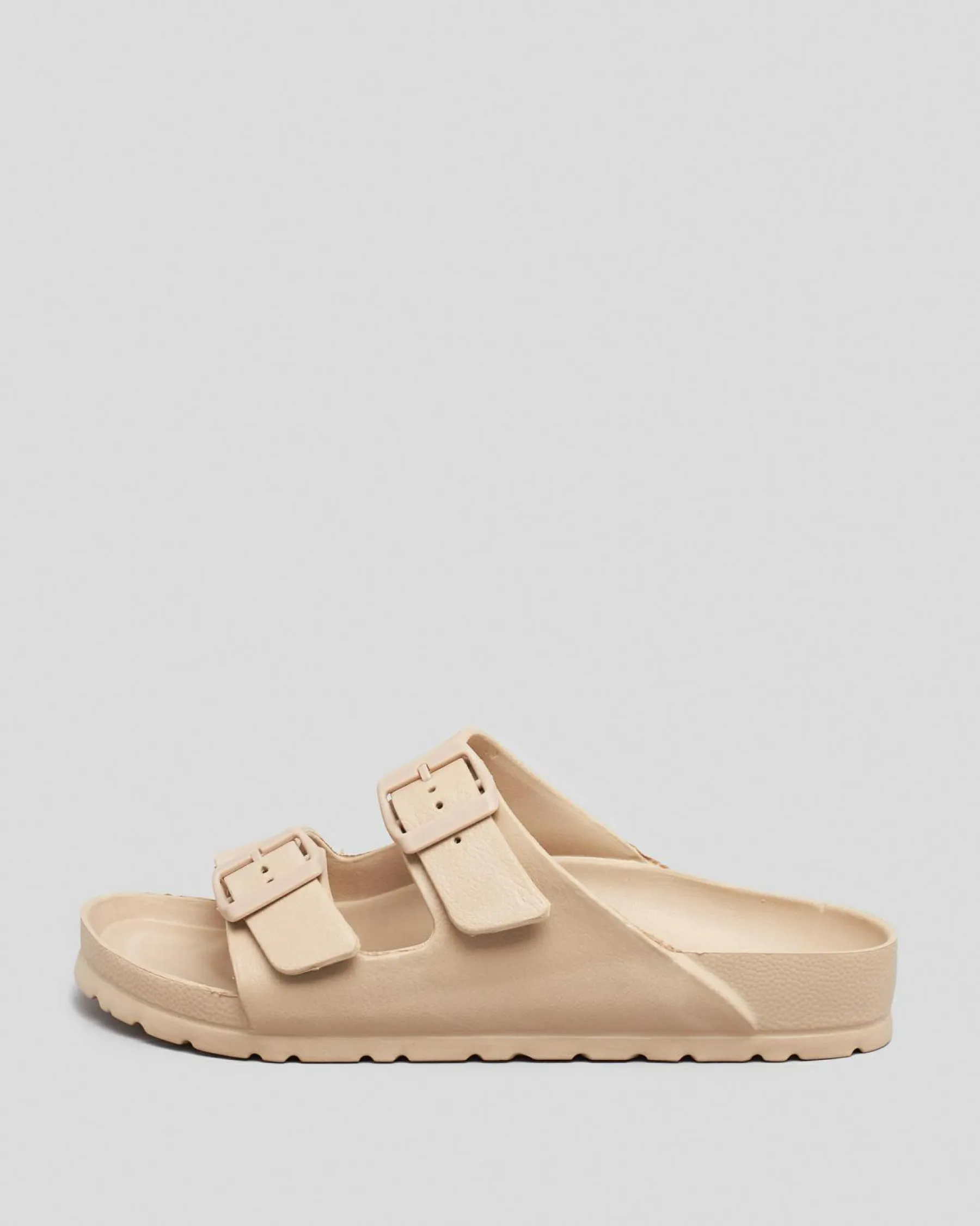 Slides*Ava And Ever Denver Slide Sandals Almond
