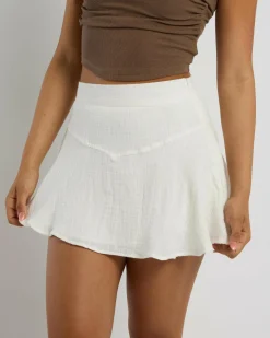Bottoms*Mooloola Deon Lennox Skirt White
