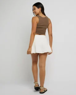 Bottoms*Mooloola Deon Lennox Skirt White