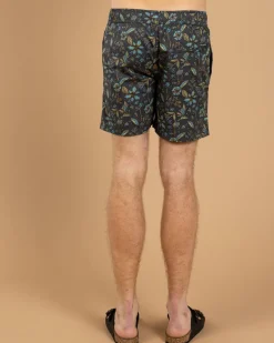 Board Shorts|Shorts & Bottoms*Skylark Dewfall Elastic Waist Shorts Slate Blue