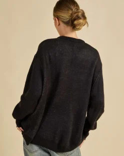 New Diablo Box Fit Crew Neck Knit Sweater Women Knitwear|Jumpers & Hoodies