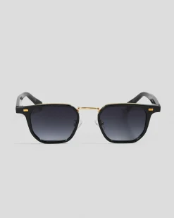 Sunglasses*Indie Eyewear Dillon Sunglasses Black/smoke