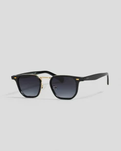 Sunglasses*Indie Eyewear Dillon Sunglasses Black/smoke