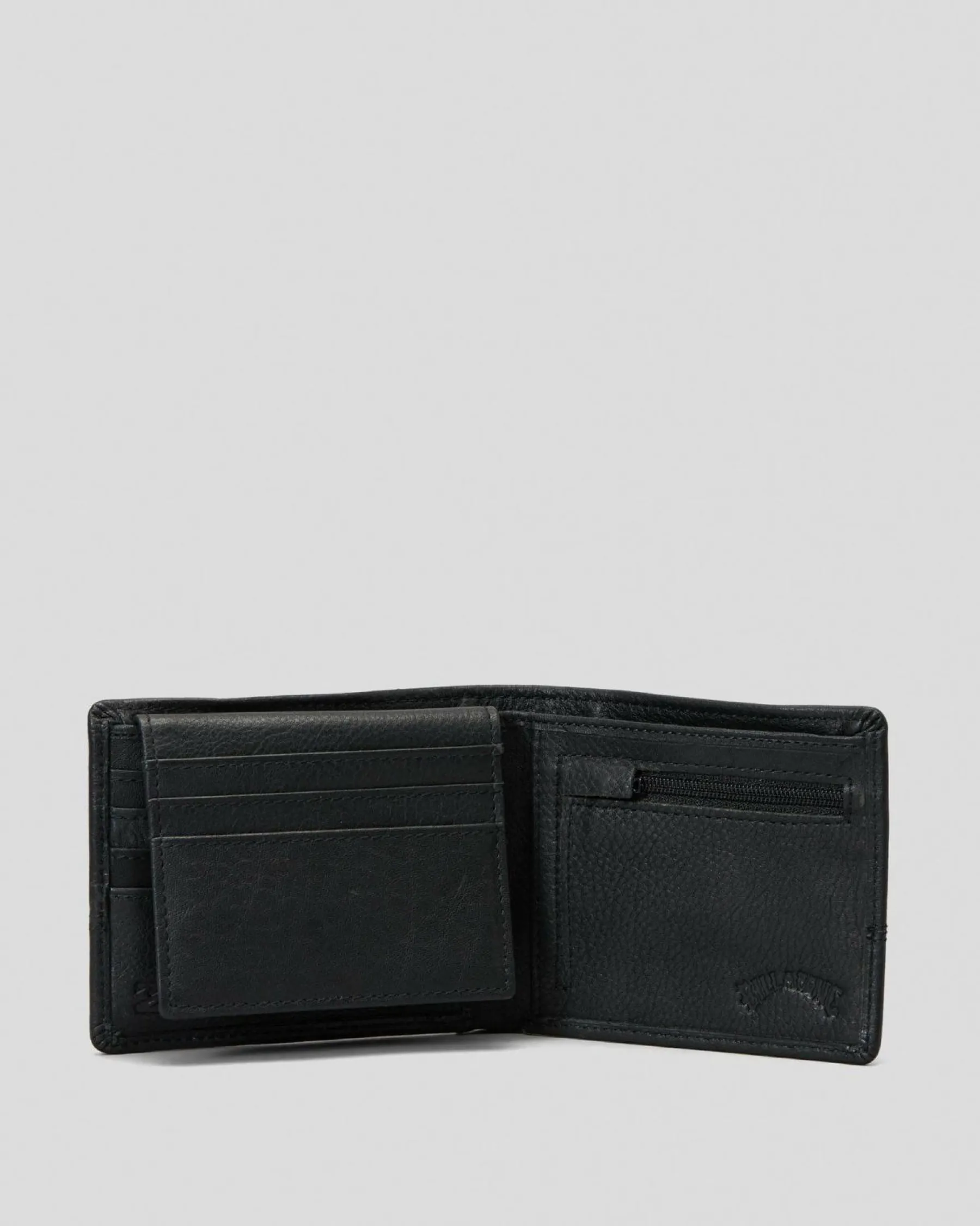 Wallets*Billabong Dimension 2In1 Leather Wallet Black