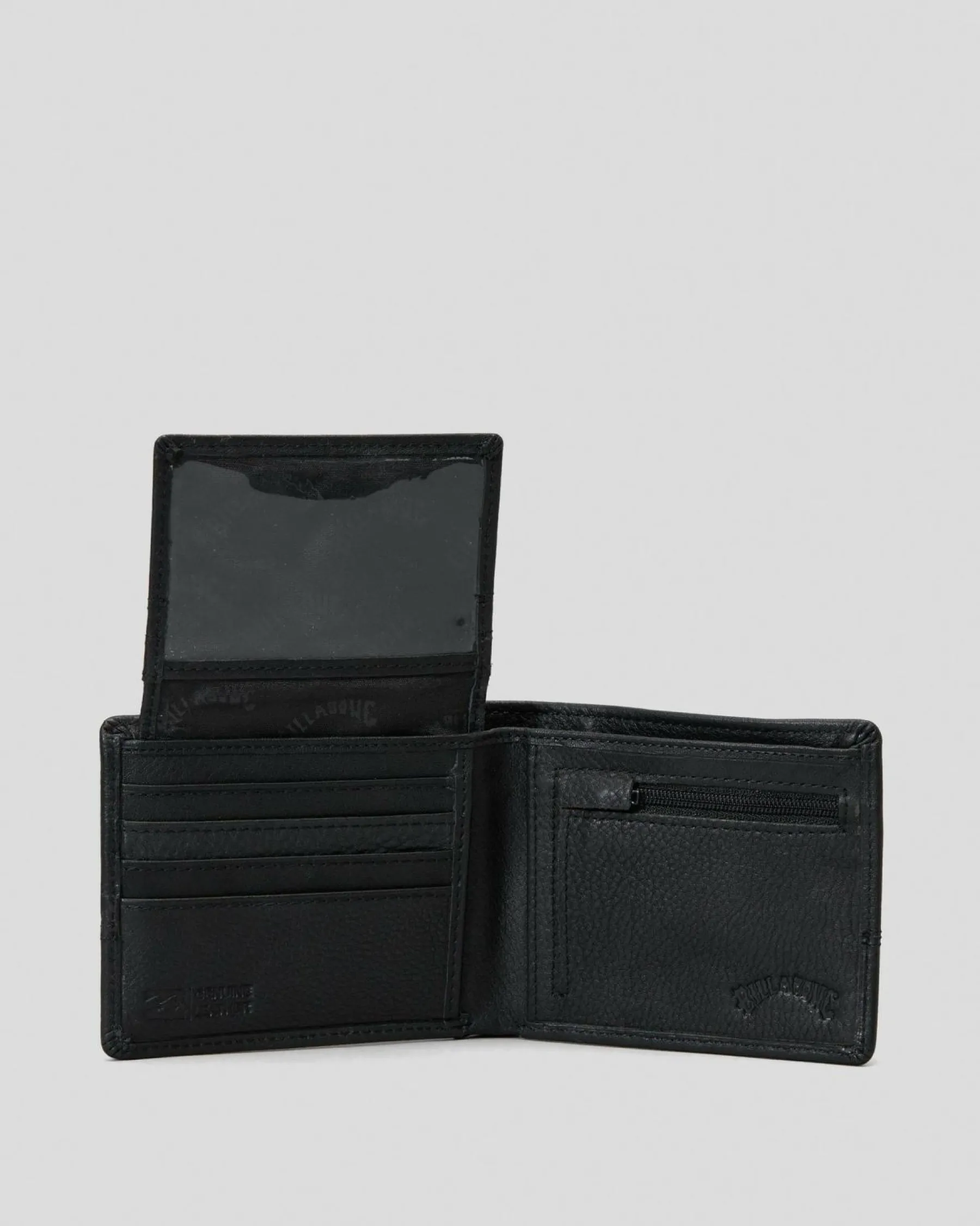 Wallets*Billabong Dimension 2In1 Leather Wallet Black