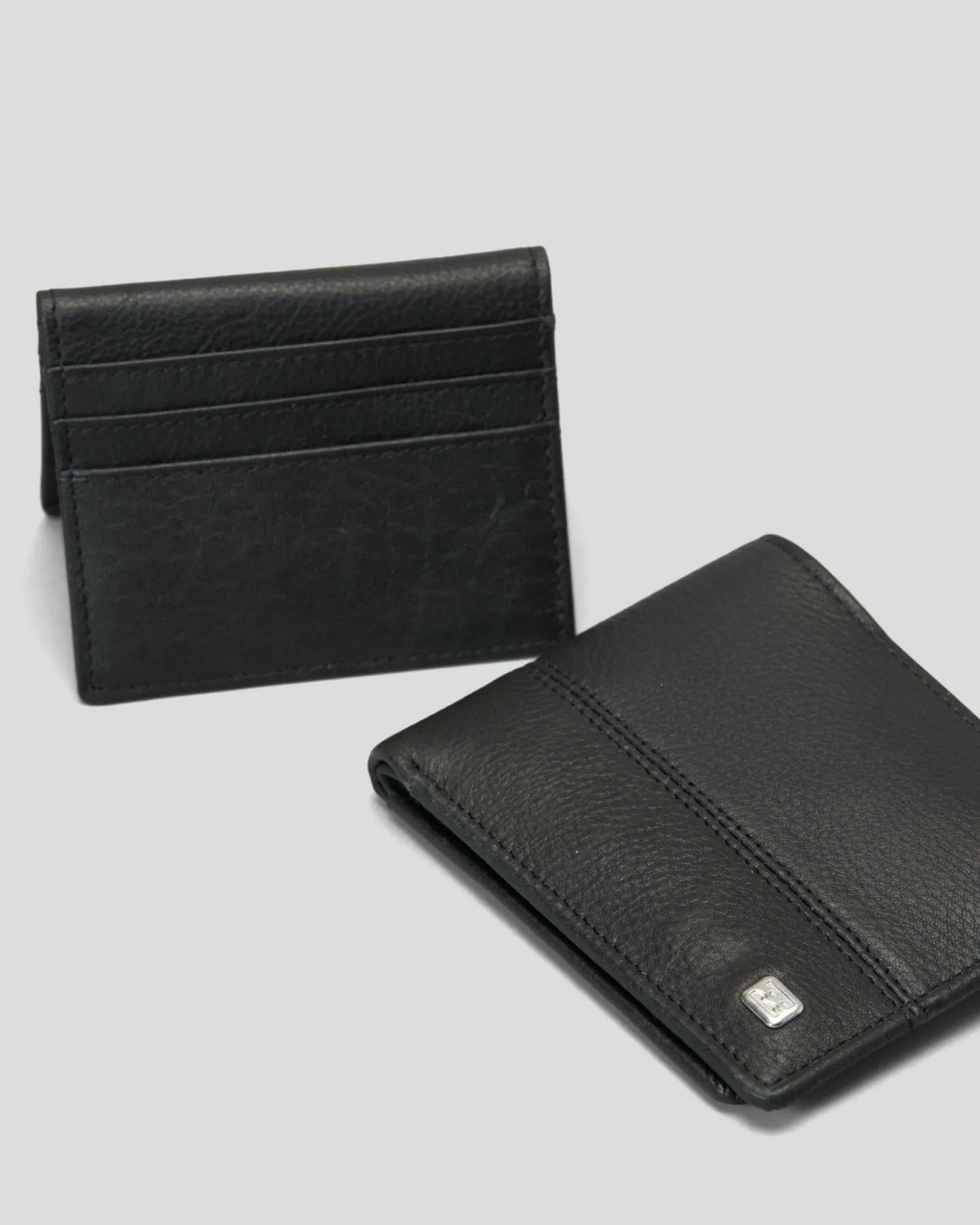 Wallets*Billabong Dimension 2In1 Leather Wallet Black