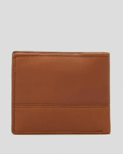 Wallets*Billabong Dimension 2In1 Leather Wallet Tan