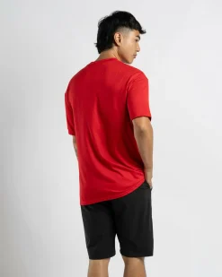 Rashies*Quiksilver DNA Bubble Logo Short Sleeve Rash Vest Salsa