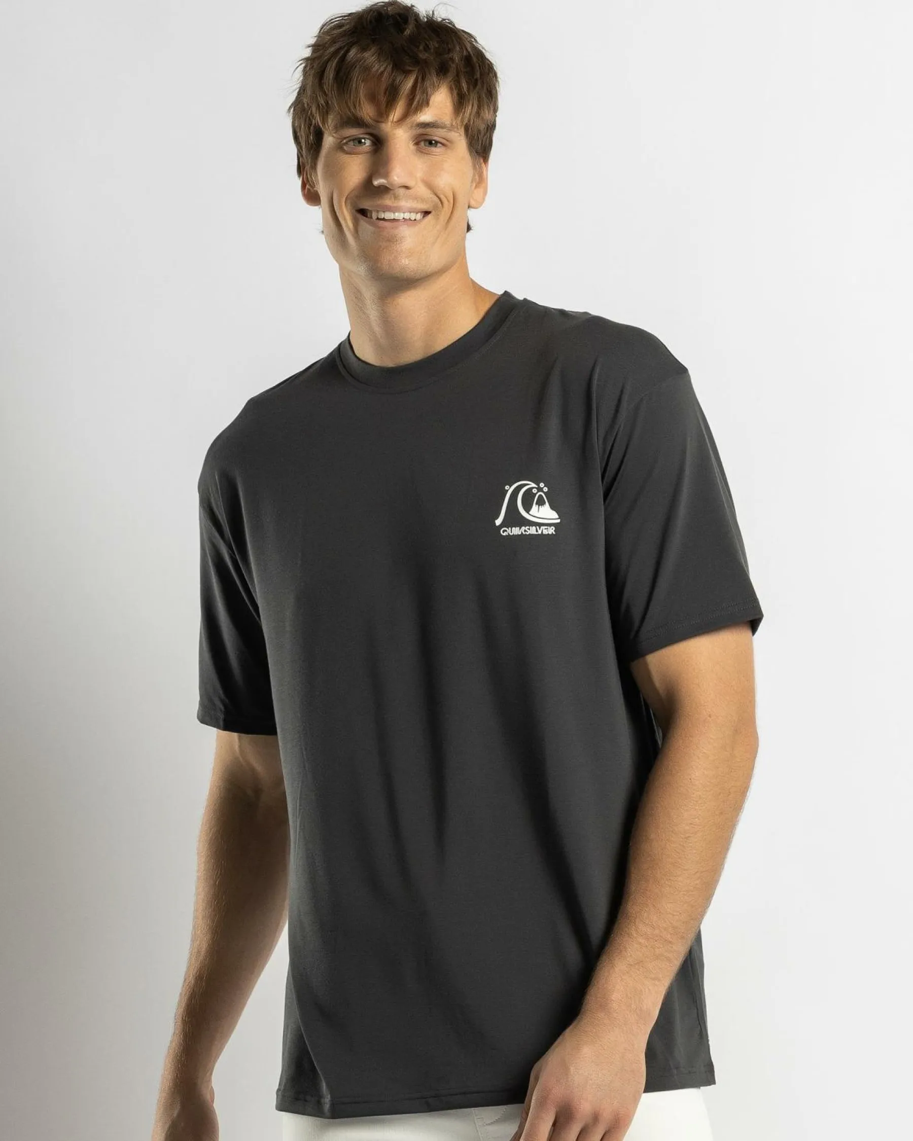 Tops & T-Shirts*Quiksilver DNA Surf T-Shirt Tarmac