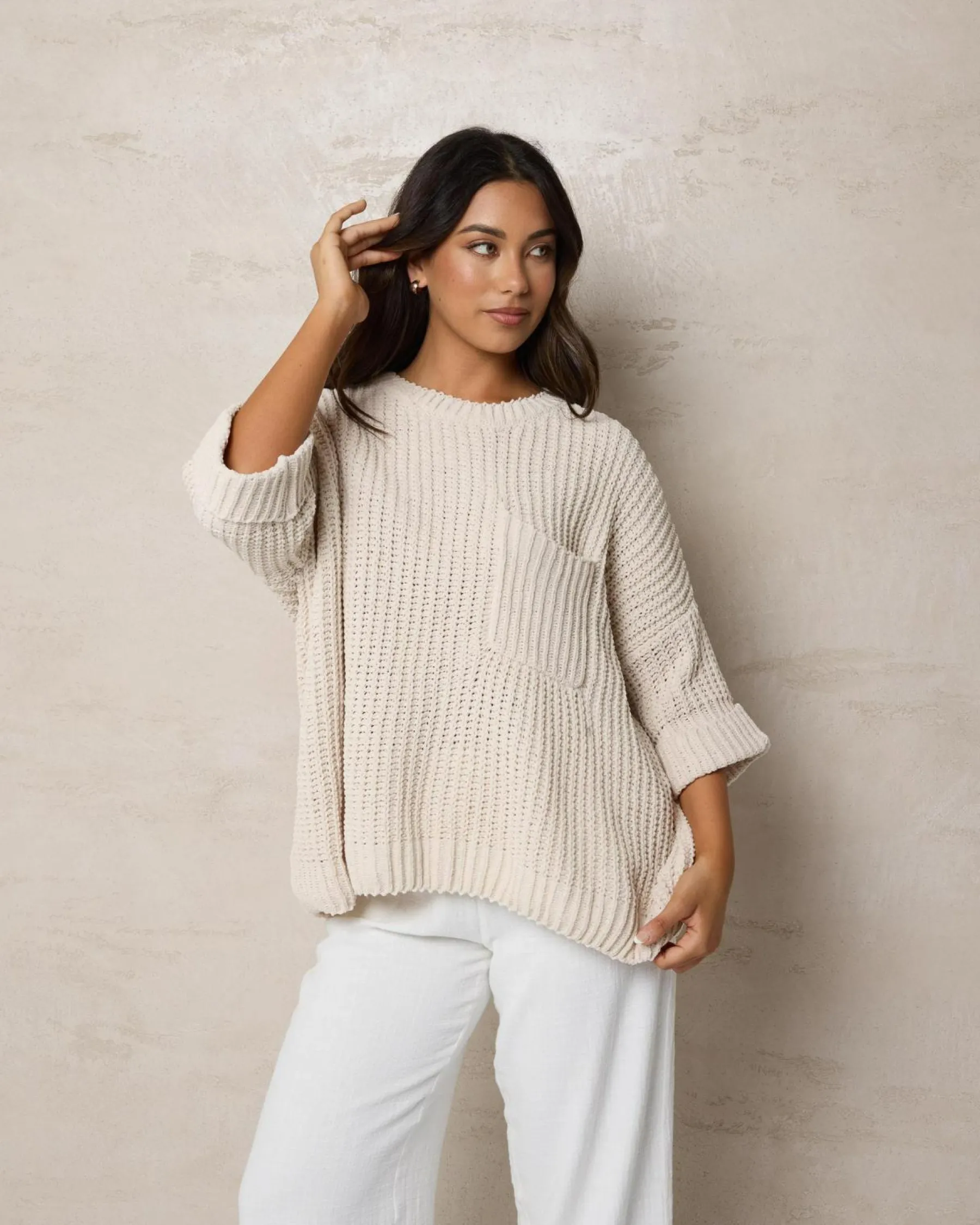 Knitwear|Jumpers & Hoodies*Mooloola Do It Knit Beige