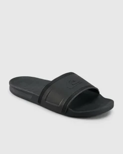 Slides*Quiksilver Dockyard Slides Black