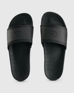 Slides*Quiksilver Dockyard Slides Black