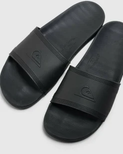 Slides*Quiksilver Dockyard Slides Black