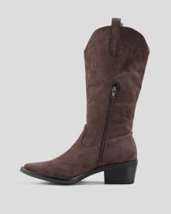 Boots*Ava And Ever Dolly Boots Espresso