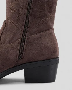 Boots*Ava And Ever Dolly Boots Espresso