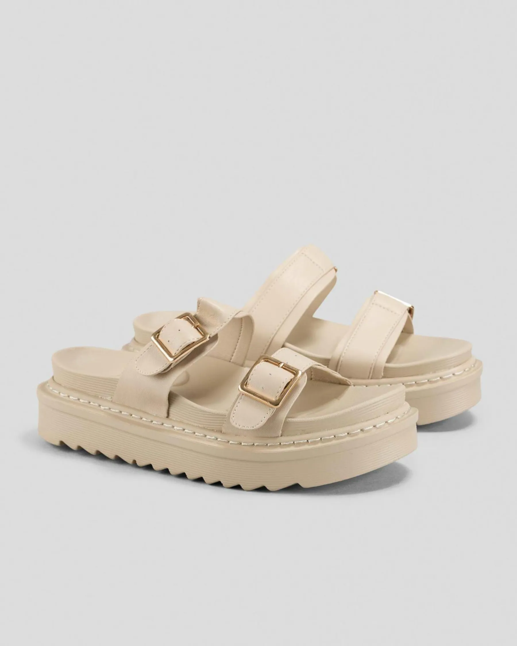 Sandals*Ava And Ever Donna Flatform Shoes Cashew