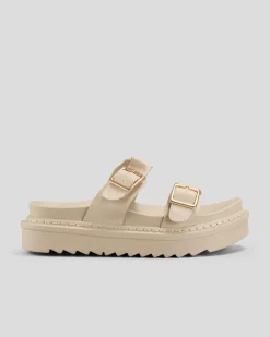 Sandals*Ava And Ever Donna Flatform Shoes Cashew