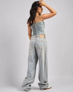 Best Donna Mid Baggy Jeans Women Bottoms