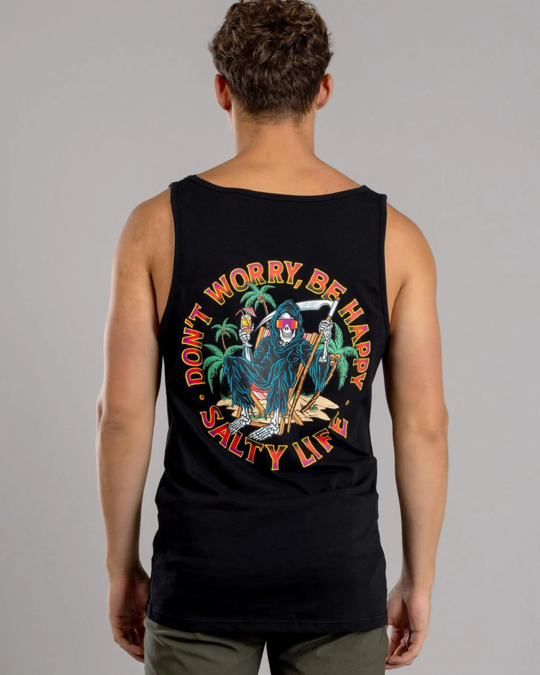 New Don't Worry Singlet Tops & T-Shirts