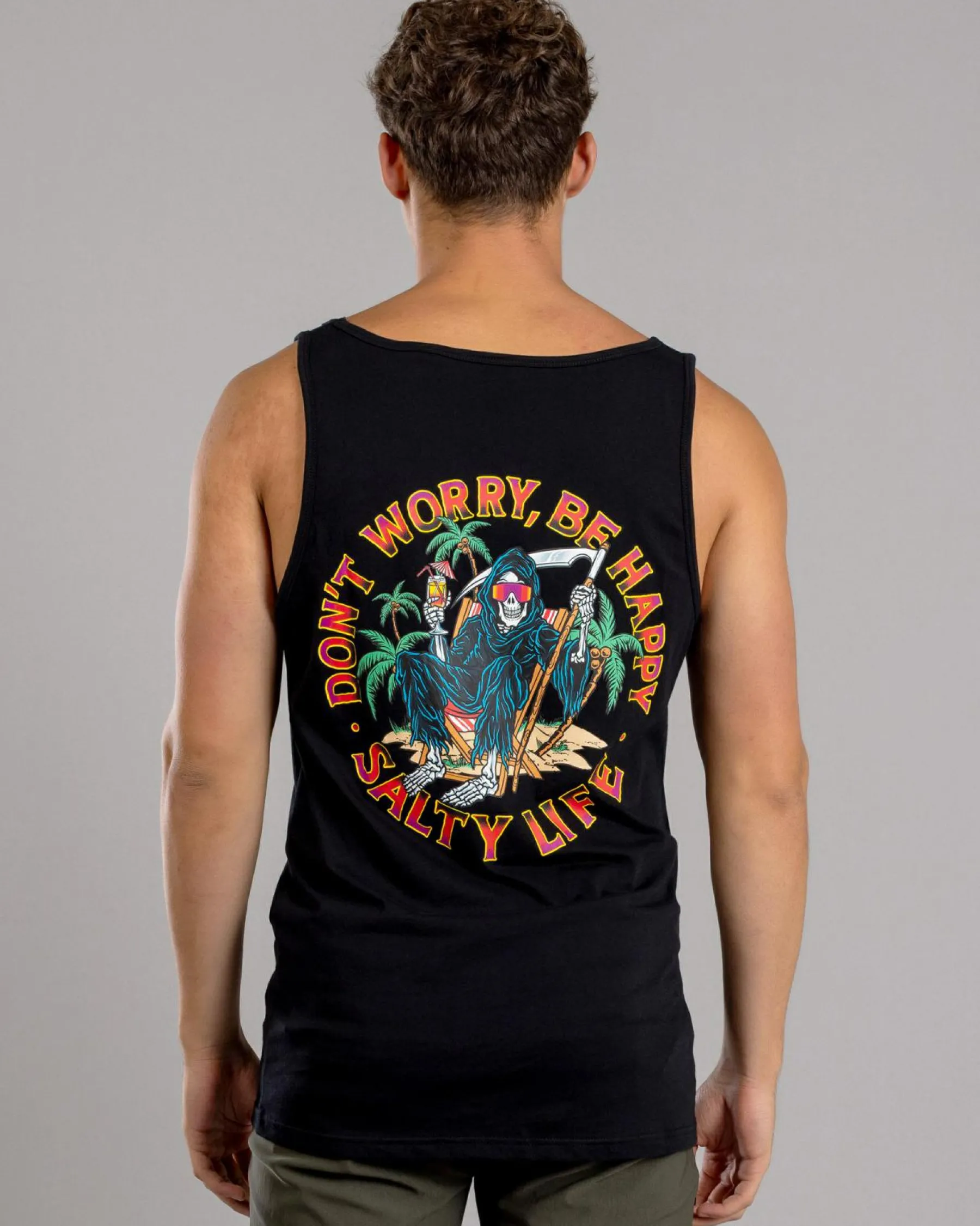 New Don't Worry Singlet Tops & T-Shirts