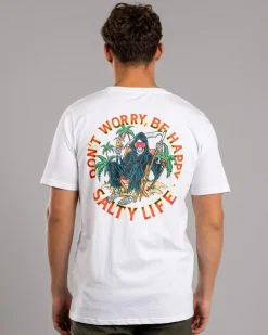 Tops & T-Shirts*Salty Life Don't Worry T-Shirt White