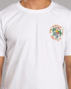 Tops & T-Shirts*Salty Life Don't Worry T-Shirt White