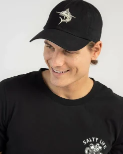 Headwear*Salty Life Dorsal Relaxed Fit Cap Black