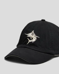 Headwear*Salty Life Dorsal Relaxed Fit Cap Black