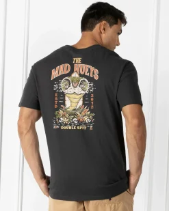 Tops & T-Shirts*The Mad Hueys Double Spit T-Shirt Vintage Black