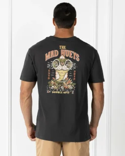 Tops & T-Shirts*The Mad Hueys Double Spit T-Shirt Vintage Black
